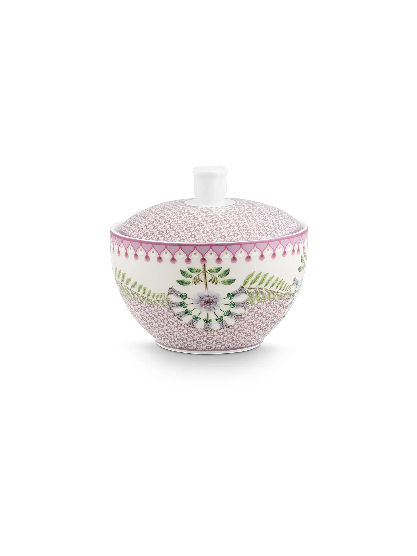 PIP STUDIO | Zuckerdose 300ml LILY & LOTUS Tiles Lilac | lila
